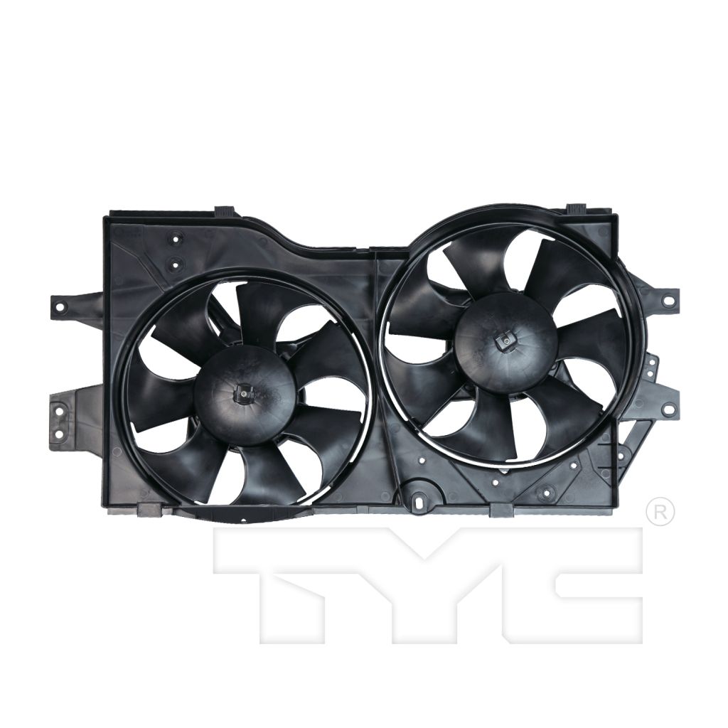 DODGE TRUCKS & VANS CARAVAN RADIATOR & A/C FAN ASSEMBLY (DUAL FAN) OEM#4682624AB 1996-2000 PL#CH3115104