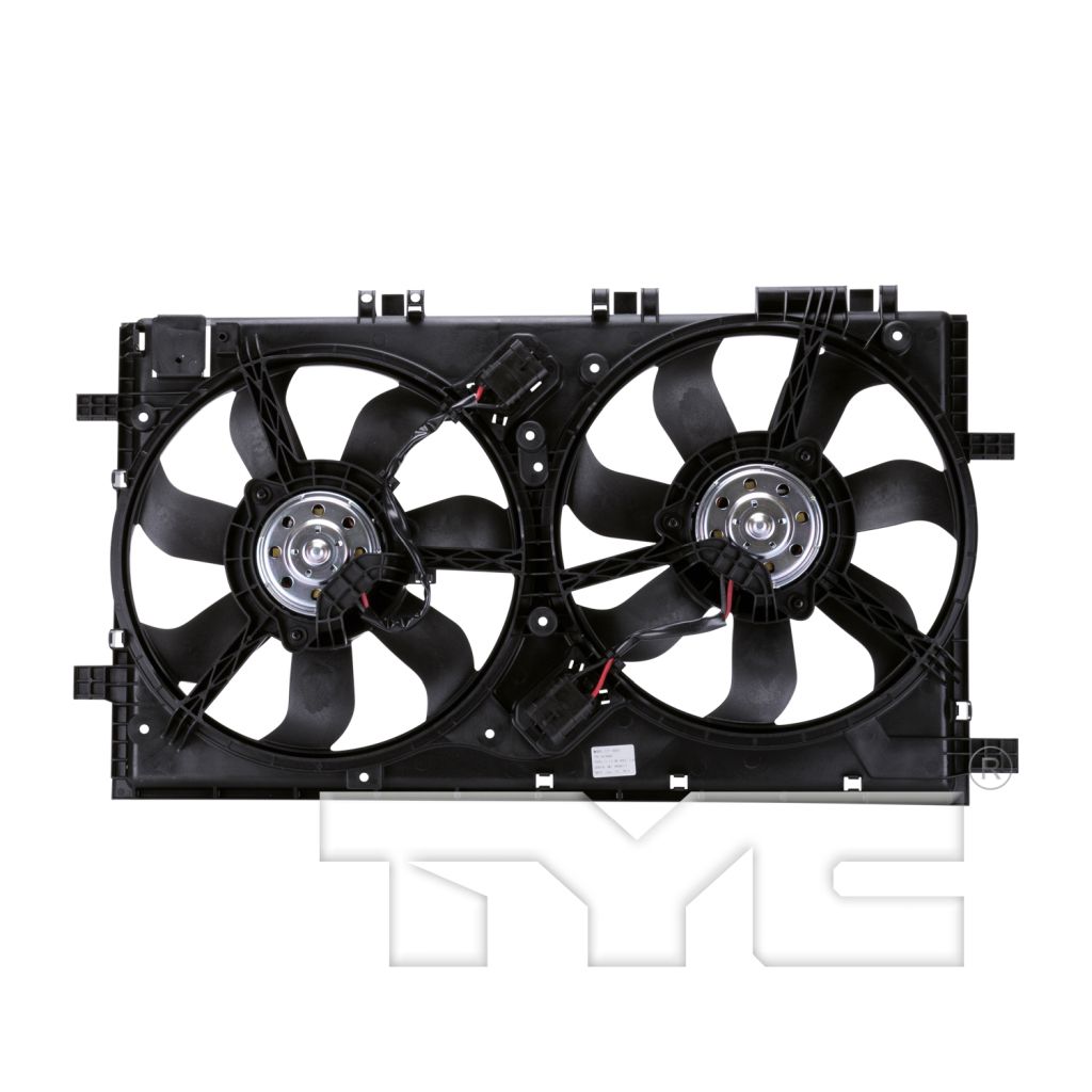 BUICK REGAL RADIATOR & A/C FAN ASSEMBLY 2.0L (DUAL FAN) OEM#13241739-PFM 2011-2012 PL#GM3115242