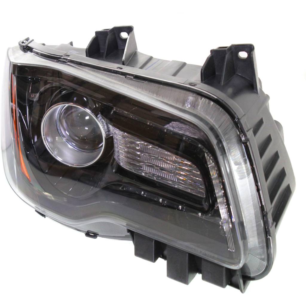 CHRYSLER 300 HEAD LAMP ASSEMBLY RIGHT (Passenger Side) (HALOGEN)(BLK BEZEL) OEM#68085416AF 2012-2014 PL#CH2503235