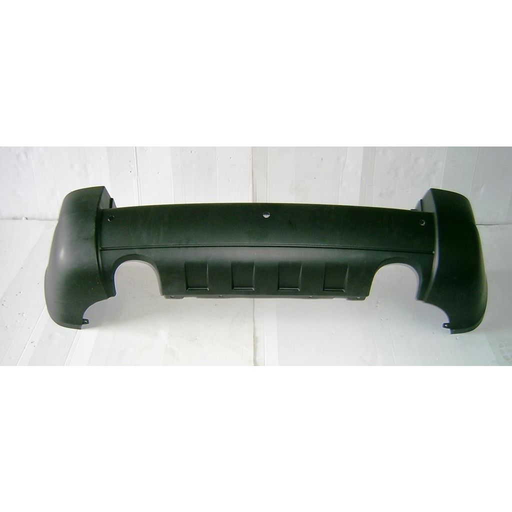 HYUNDAI TUCSON REAR BUMPER COVER SMOOTH PRIMED (2.7L)(W/Sensor)(DUAL EXHAUST CUT) OEM#866102E050 2005-2009 PL#HY1100144