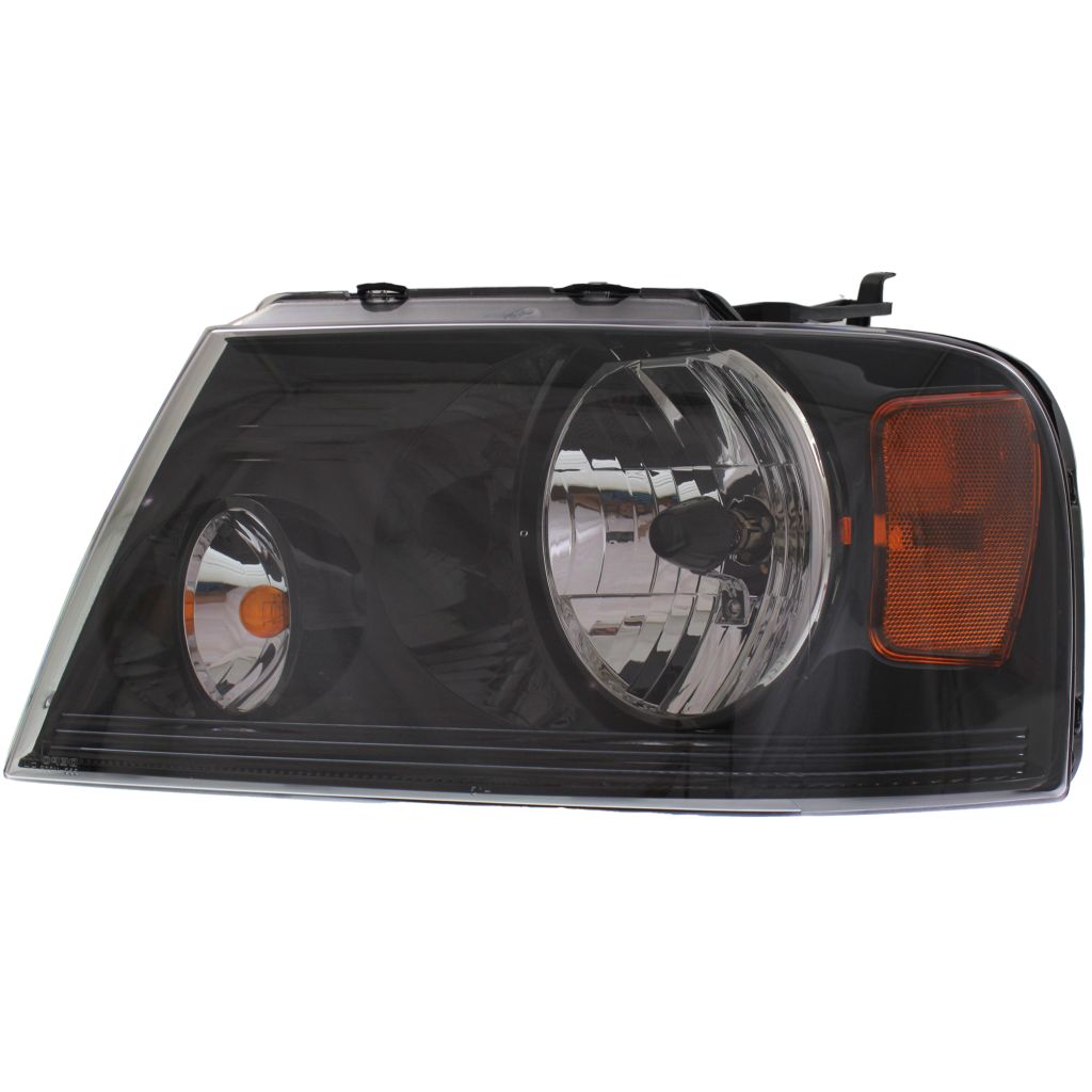 FORD TRUCKS & VANS FORD/PU (F150 EXC HERITAGE) HEAD LAMP ASSEMBLY LEFT (Driver Side) (W/O CHROME TRIM)(W/BLK TRIM)**CAPA** OEM#7L3Z13008HA 2007-2008 PL#FO2502247C