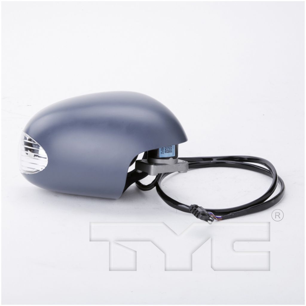 VOLKSWAGEN BEETLE DOOR MIRROR RIGHT (Passenger Side) POWER/HEATED (W/ LAMP) OEM#1C1857508ABGRU-PFM 2001-2010 PL#VW1321133