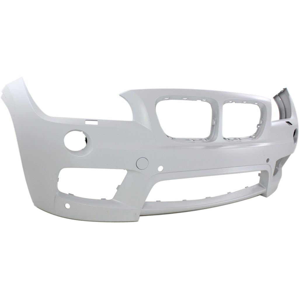 BMW BMW X1 FRONT BUMPER COVER PRIMED (W/ WASHER)(W/ SENSOR)(W/ M SPORT)(1PC) OEM#51118050636 2013-2015 PL#BM1000305