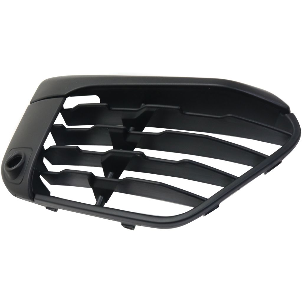 BMW BMW X1 FRONT BUMPER GRILLE RIGHT (Passenger Side) BLACK W/SILVER MLDG (WO/SENSOR)(WO/M PKG) OEM#51117453980 2016-2019 PL#BM1039204
