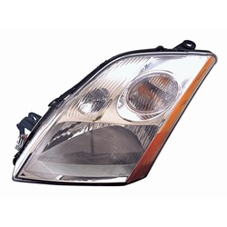 NISSAN(DATSUN) SENTRA HEAD LAMP ASSEMBLY LEFT (Driver Side) (CHROME BEZEL)(2.0L)(EXC SR) **CAPA** OEM#26060ET000 2007-2009 PL#NI2502163C