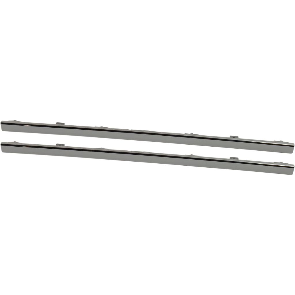 AUDI Q7 / SQ7 GRILLE MLDG LOWER SET SATIN-CHROME OEM#4M0807967B3Q7 2017-2019 PL#AU1211101