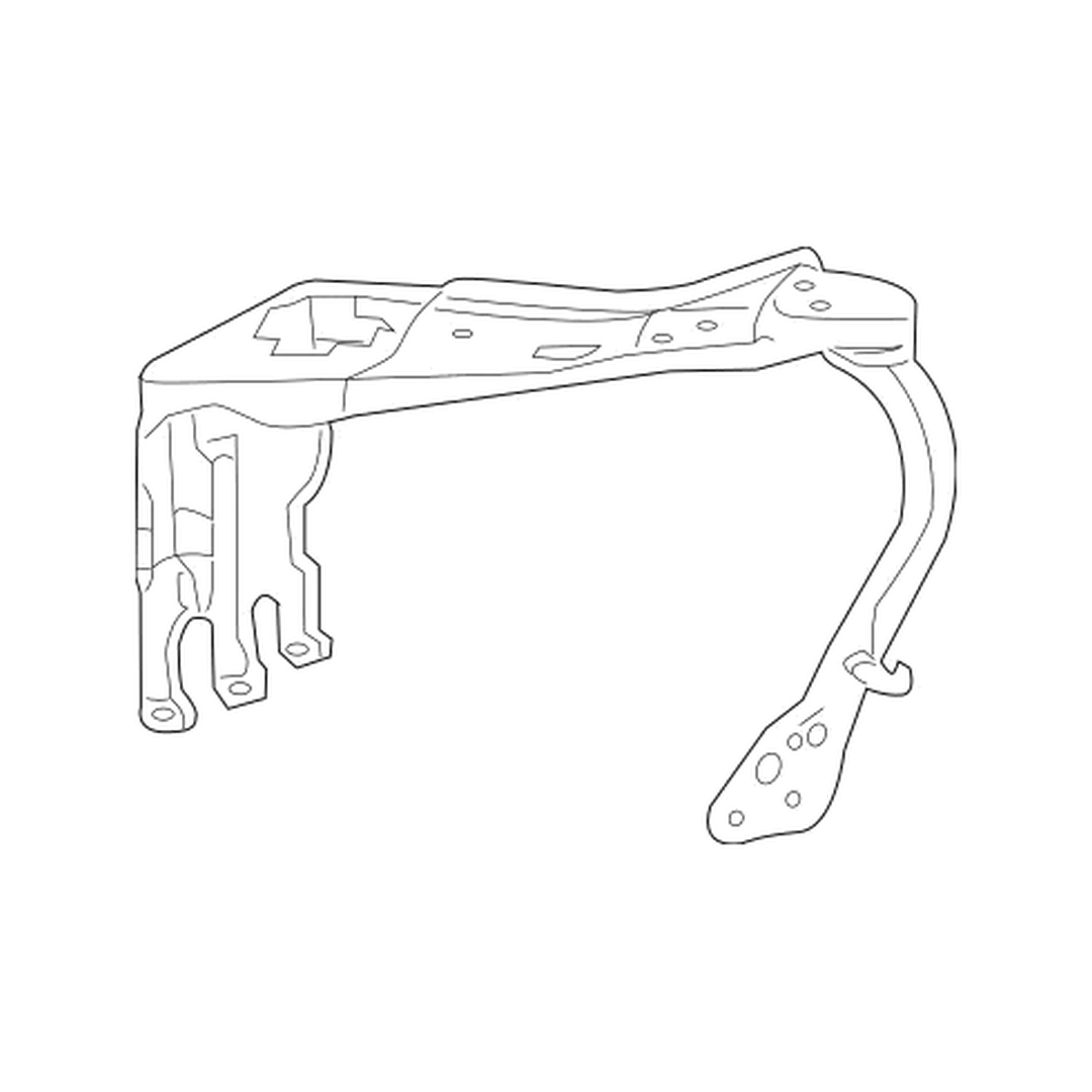 MERCEDES-BENZ S-CLASS S400 SEDAN HYBRID (221) RADIATOR SUPPORT PANEL SIDE LEFT (Driver Side) (HEAD/LAMP PANEL)(STEEL) OEM#2216200191 2010-2013 PL#MB1221108
