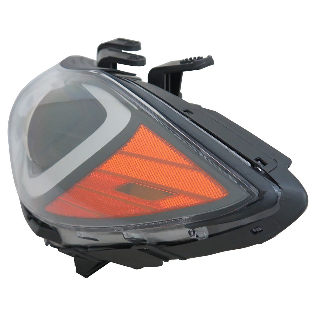 HYUNDAI ELANTRA SEDAN HEAD LAMP ASSY RIGHT (Passenger Side) (HALOGEN)(WO/DRL IN BMP)(EXC SPORT)**CAPA** OEM#92102F2040 2017-2018 PL#HY2503206C