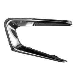 CHEVROLET MALIBU FRONT BUMPER GRILLE MLDG RIGHT (Passenger Side) CHROME (L/LS) OEM#23478376 2016-2018 PL#GM1039196